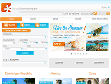 Tablet Screenshot of dominicanatours.eu