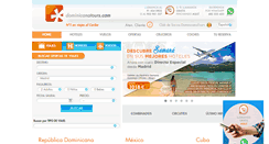 Desktop Screenshot of dominicanatours.com